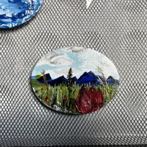 Miniature magnétique coquelicots